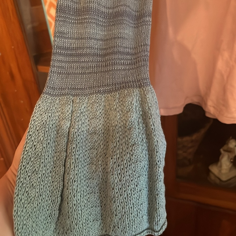 Sundance Cozy Canyon  long sleeve ombré crocheted sleeves pink Size S NWT - Picture 6 of 8